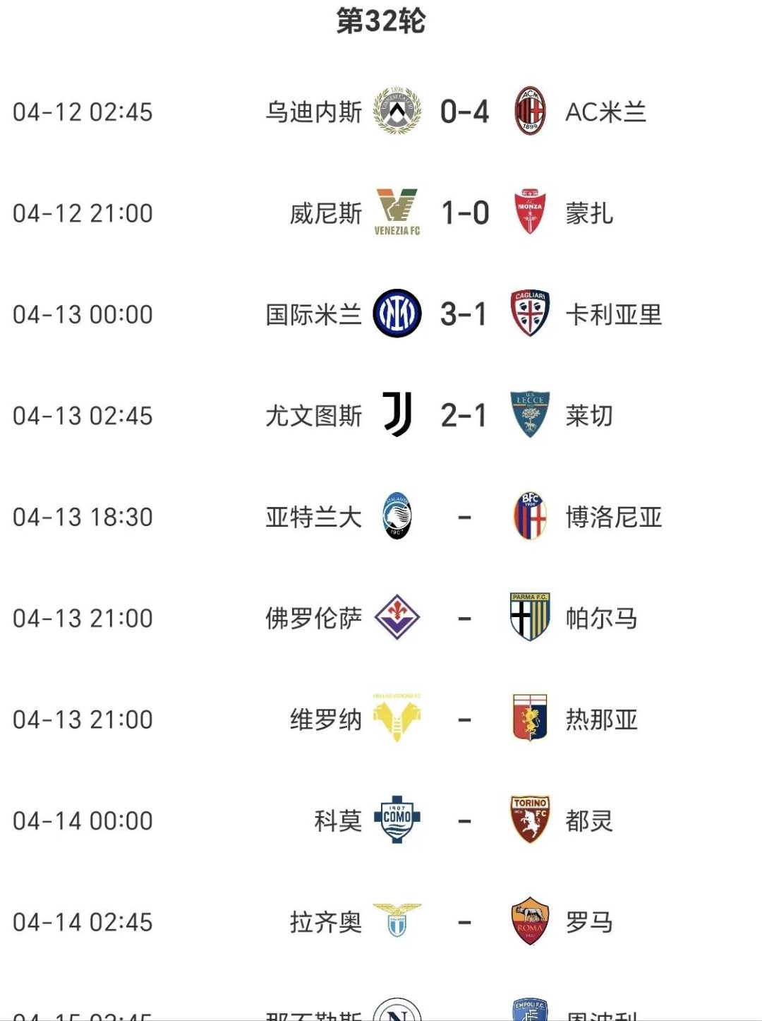 尤文图斯主场大胜，积分榜稳居榜首