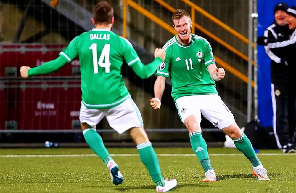 瑞士国家队在对阵爱尔兰的比赛中获胜